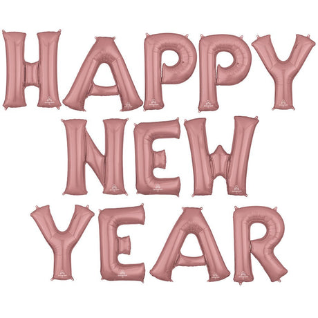 Foil Balloon Happy New Year Letters Kit