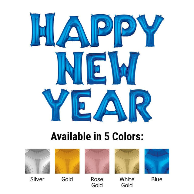 Foil Balloon Happy New Year Letters Kit