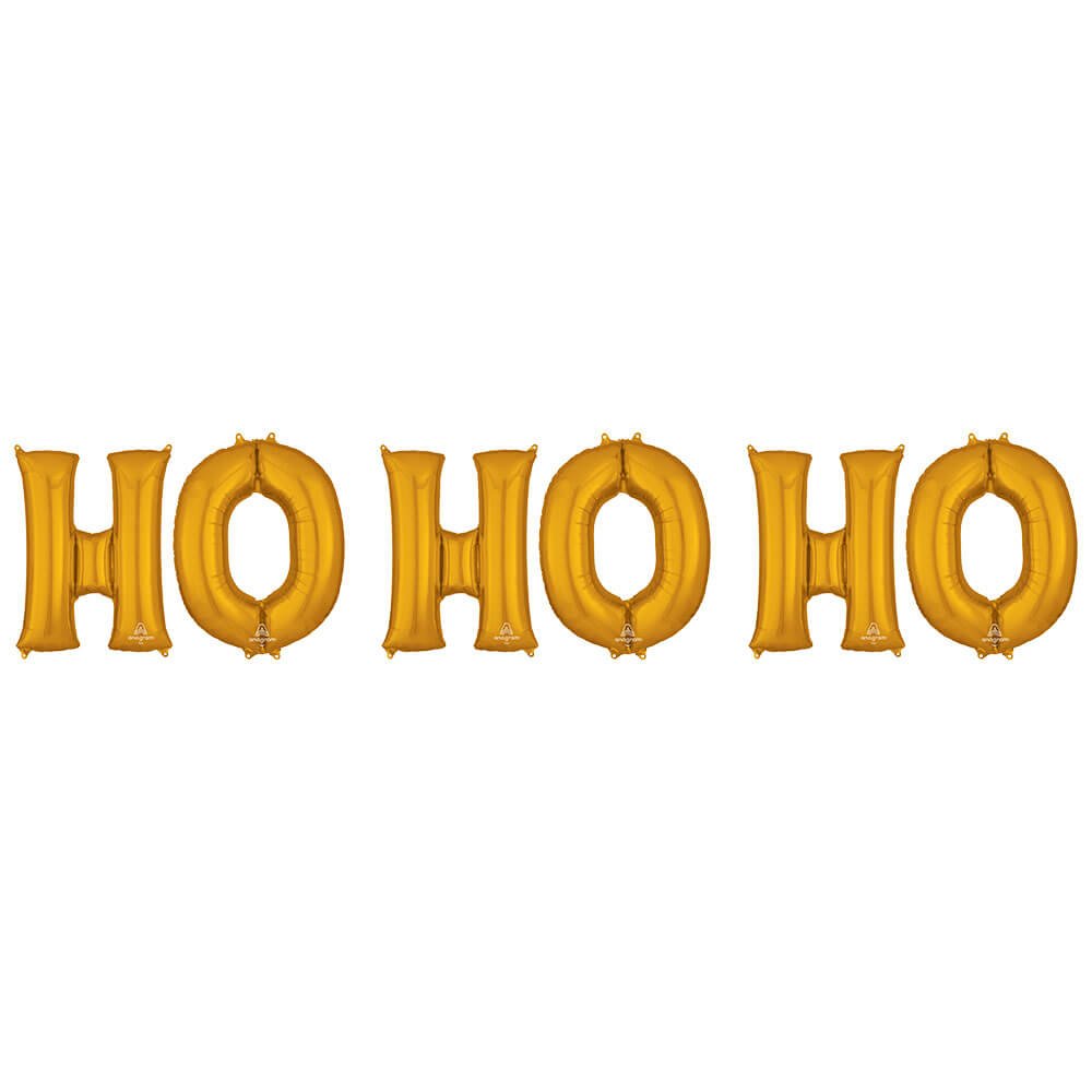 Foil Balloon HO HO HO Letters Kit