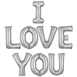 Foil Balloon I Love You Letters Kit