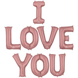 Foil Balloon I Love You Letters Kit