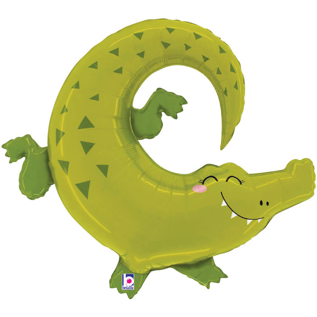 Jungle Alligator Foil Balloon 34 Inch
