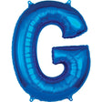Blue Foil Letter G Balloon