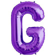 Foil Balloon Letter G Purple 34 Inch