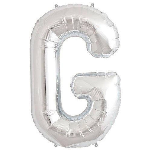 Letter G Silver Foil Balloon
