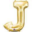 Gold Foil Letter J Balloon