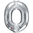 Foil Balloon Letter O Silver 34 Inch