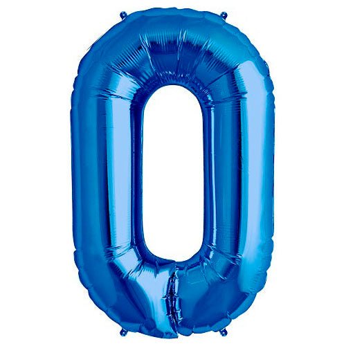 Letter O Blue Foil Balloon