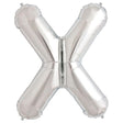Foil Letter X Silver Balloon 34 Inch