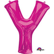 Foil Letter Y Pink Balloon