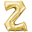 Gold Foil Letter Z Balloon