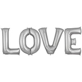LOVE Foil Balloon Letters Kit 34 Inch