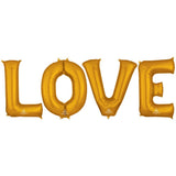 LOVE Foil Balloon Letters Kit 34 Inch