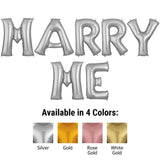 Foil Balloon MARRY ME Letters Kit