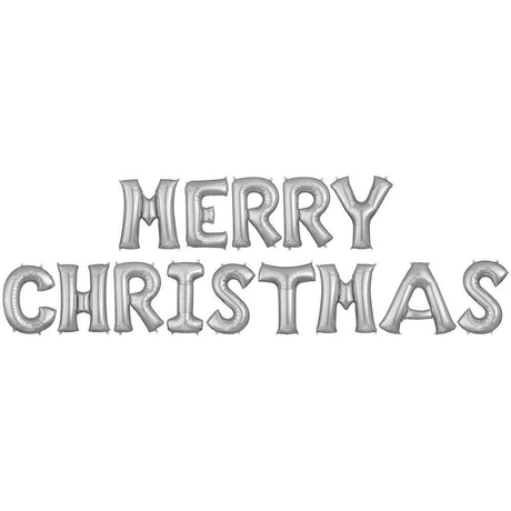 Foil Balloon Merry Christmas Letters Kit