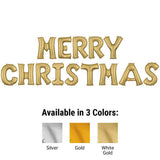 Foil Balloon Merry Christmas Letters Kit