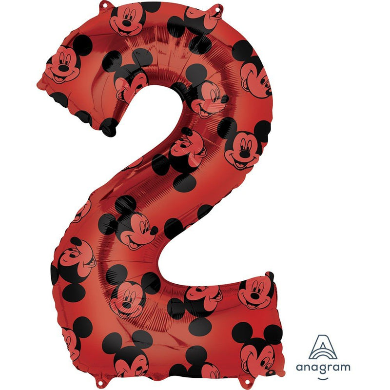 Mickey Mouse Number 2 Foil Balloon