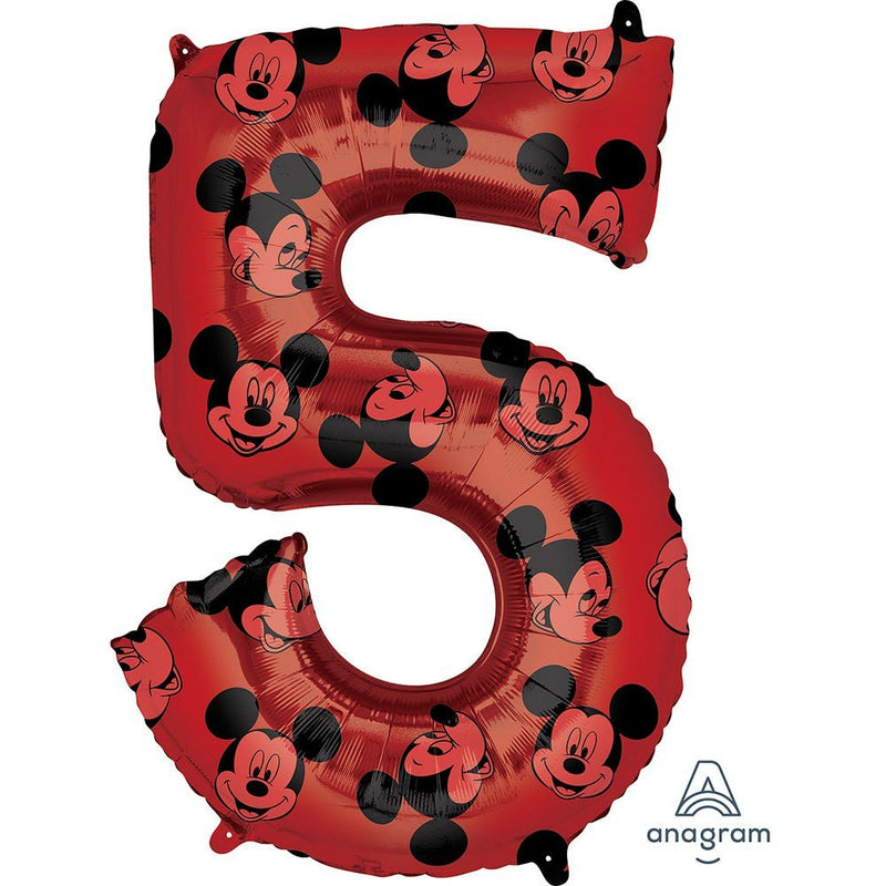 Foil Balloon Mickey Mouse Forever Number 5