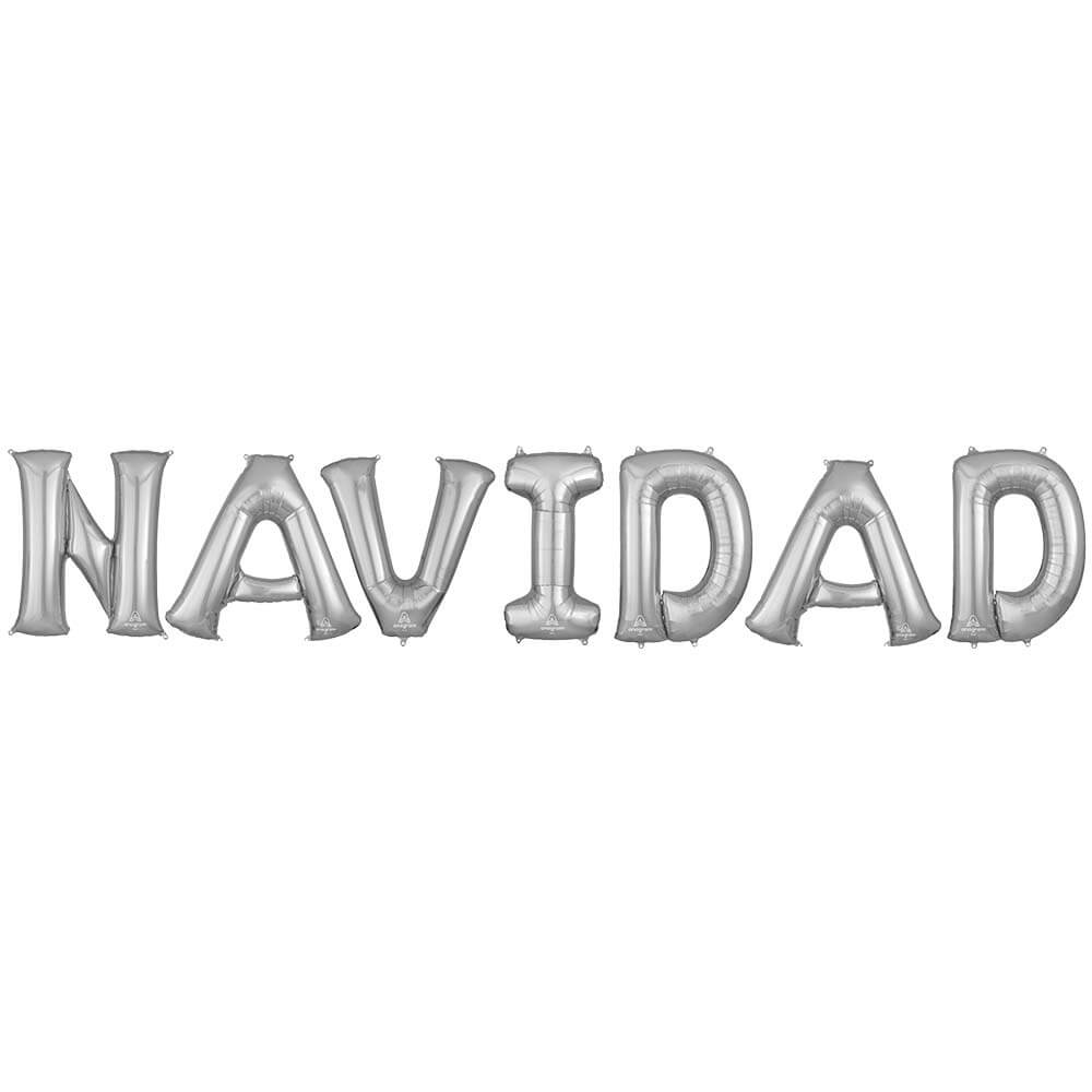 Foil Balloon NAVIDAD Letters Kit
