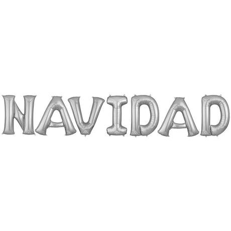 Foil Balloon NAVIDAD Letters Kit