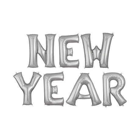 Foil Balloon New Year Letters Kit