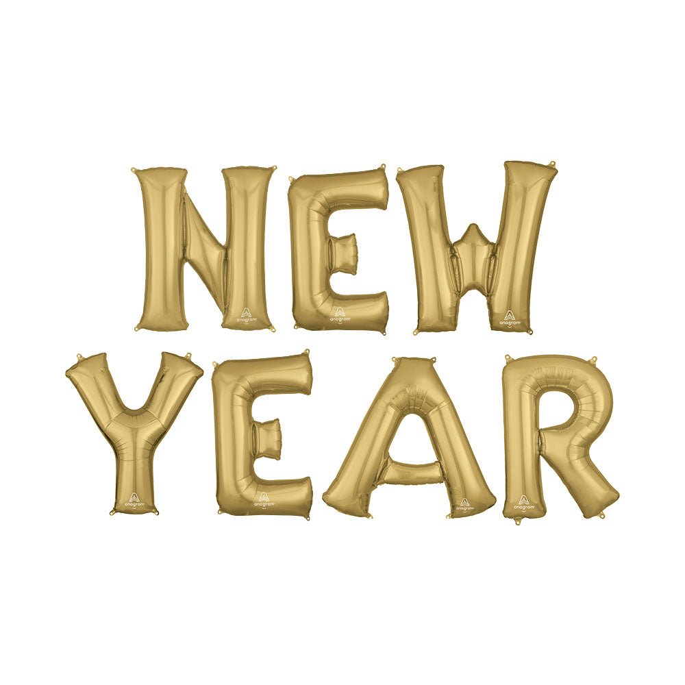 Foil Balloon New Year Letters Kit