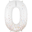 Foil Balloon Number 0 White