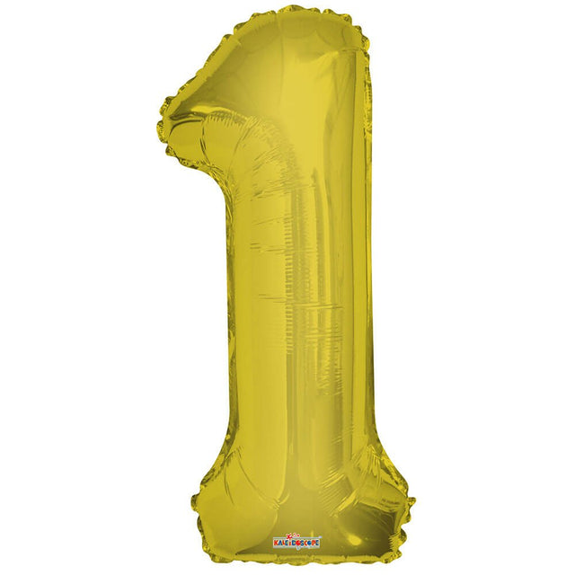 Foil Balloon Number 1 Gold
