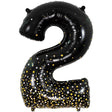 Foil Balloon Number 2 Black 34 Inch