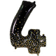 Foil Balloon Number 4 Black
