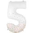 Foil Balloon Number 5 White
