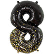 Foil Balloon Number 8 Black