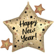 Foil Balloon 34 Inch Satin New Years Star