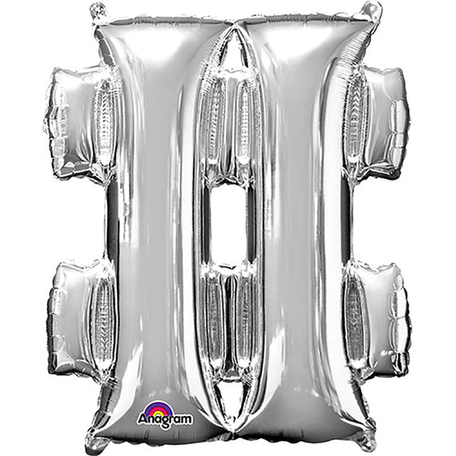 Silver Foil Symbol # Balloon