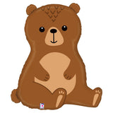 Foil Balloon Woodland Bear 34 Inch