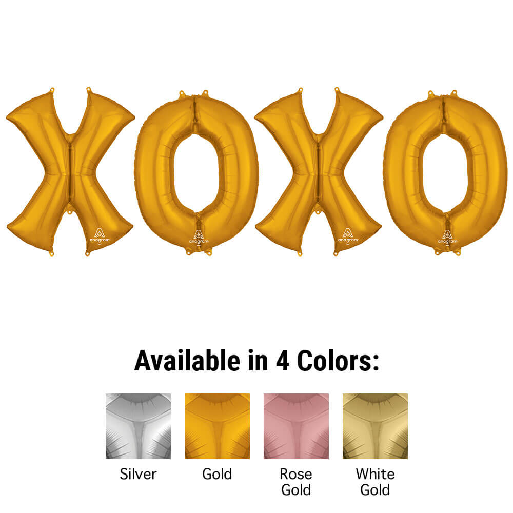Foil Balloon XOXO Letters Kit