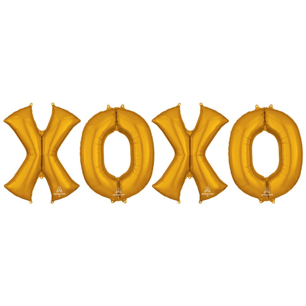 Foil Balloon XOXO Letters Kit