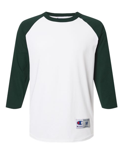 Champion Unisex Raglan Sleeve Baseball T-Shirt
