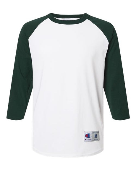Champion Unisex Raglan Sleeve Baseball T-Shirt