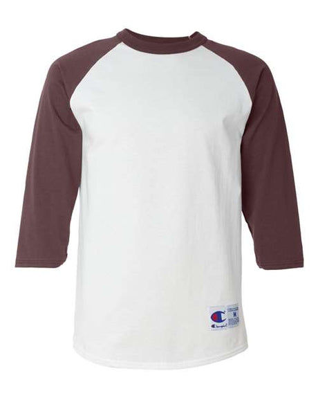 Champion Unisex Raglan Sleeve Baseball T-Shirt