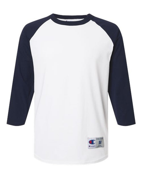 Champion Unisex Raglan Sleeve Baseball T-Shirt