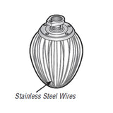 Wire Whip, 30 Quart ADAPTABLE for 60-, 80- Or 140-Quart Mixer Only