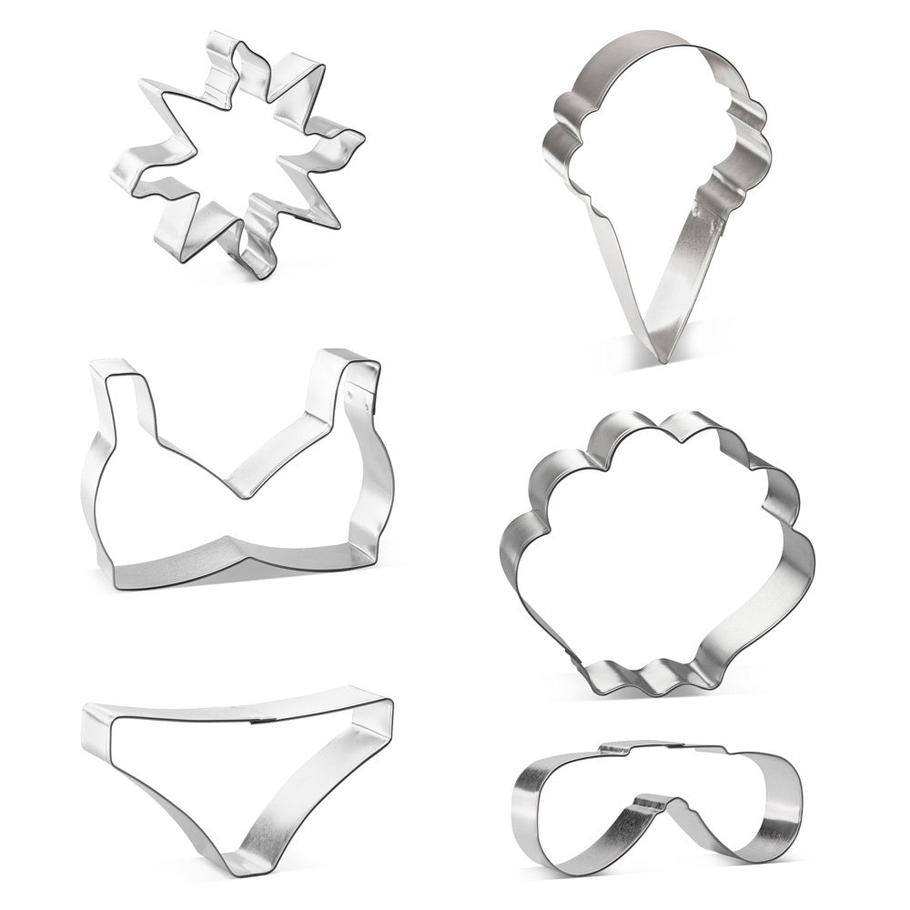 AT THE BEACH COOKIE CUTTER 6 PC SET KTBEACH