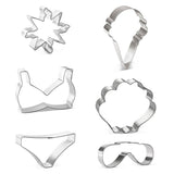 AT THE BEACH COOKIE CUTTER 6 PC SET KTBEACH