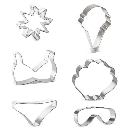 AT THE BEACH COOKIE CUTTER 6 PC SET KTBEACH