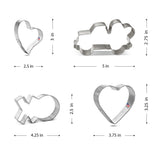 Hearts Truck XO Cookie Cutters 4 Pc Set HS0471