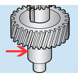 Worm Wheel Shaft For Hobart Mixers A120 A200 OEM # 291128