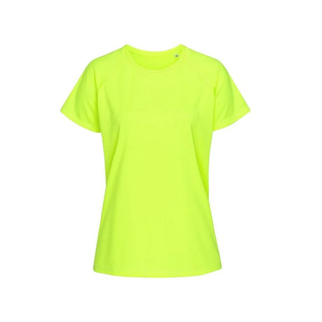 RADYAN® Short Sleeve Safety Crewneck T Shirt with High Visibility for Work Comfort Fit