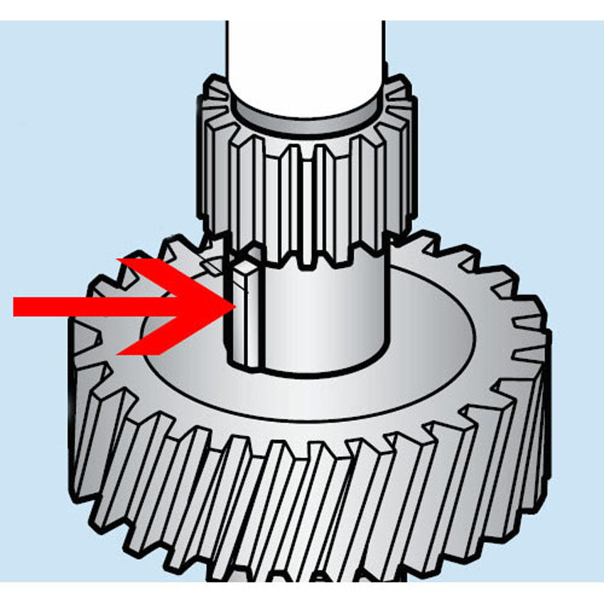 Key For Worm Wheel shaft For Hobart Mixers A120 A200 OEM # 12430-4