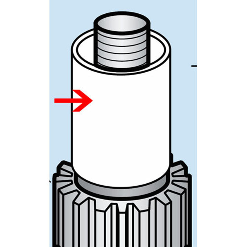 Spacer 3/4" - Worm Wheel Shaft (not included in HM2-615 Kit) For Hobart Mixer OEM # 124765-1